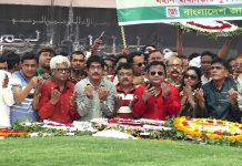 স্বাধীনতা দিবসে জিয়াউর রহমান ও খালেদা জিয়ার মাজারে জাসাস নেতাদের শ্রদ্ধা